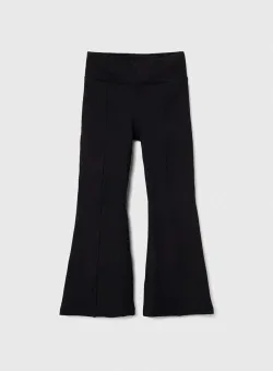 Abercrombie & Fitch pantaloni copii culoarea negru, neted