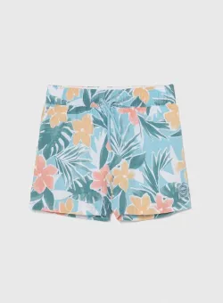 Abercrombie & Fitch pantaloni scurti de baie copii culoarea verde