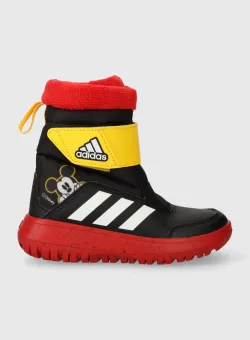 adidas cizme de iarna pentru copii IG7189 Winterplay Mickey C CBLACK/FTWWHT culoarea negru