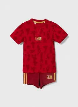 adidas compleu copii x Disney culoarea bordo
