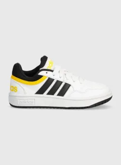 adidas Originals sneakers pentru copii HOOPS 3.0 K culoarea alb