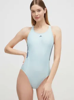 adidas Performance costum de baie dintr-o bucată culoarea turcoaz, cupă moale IS1233