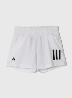 adidas Performance pantaloni scurti copii culoarea alb, talie reglabila