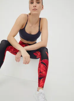 adidas Performance sutien sport Aeroimpact Luxe HC7500 culoarea albastru marin, neted