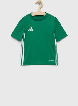 adidas Performance tricou copii TABELA 23 JSY culoarea verde, modelator