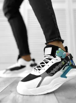 Adidasi barbati albi 262 N6-4