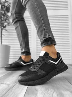 Adidasi barbati casual negri B017 N1-4