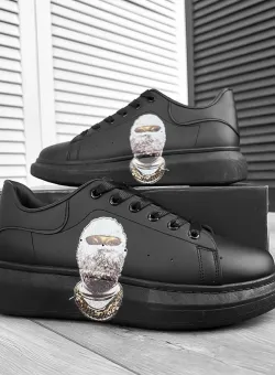 Adidasi barbati casual negri FCL8071 N17-2