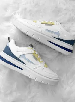 Adidasi dama casual albi 712 T7-3