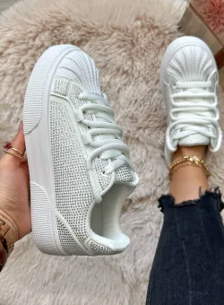 Adidasi dama casual albi BL575 N10-2