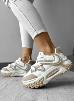 Adidasi dama casual bej B2418 N8-4