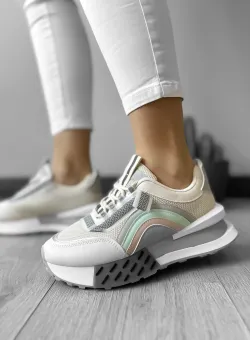 Adidasi dama casual bej CL2302 N13-3