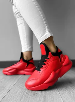 Adidasi dama casual rosii H9 N13-3