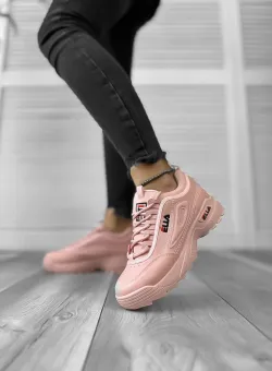 Adidasi dama casual roz M008 T7-1