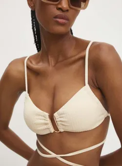 Answear Lab sutien de baie culoarea bej