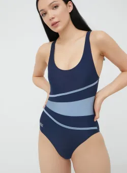 Aqua Speed costum de baie dintr-o bucată Stella culoarea albastru marin, cupa usor rigidizata