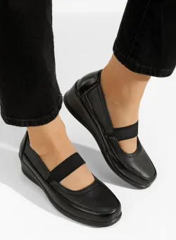 Balerini cu platforma Niomi negri