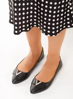 Balerini eleganti Vallice negre