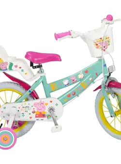 Bicicleta copii Peppa Pig, 14 inch