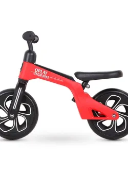 Bicicleta fara pedale DHS Baby Qplay Tech, Rosu, 10 inch