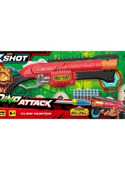 Blaster X-Shot Dino Attack Claw Hunter, 24 proiectile