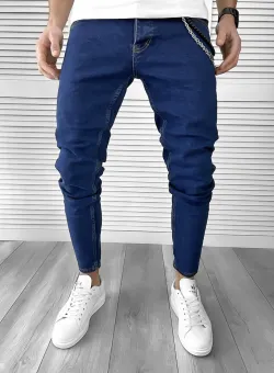 Blugi barbati conici albastri 1690 G1-2