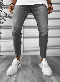 Blugi barbati conici gri 1500 M3-4.3