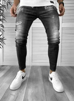 Blugi barbati conici negri 5799 B14-4.1