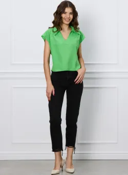 Blugi Kara negri cu rupturi la baza