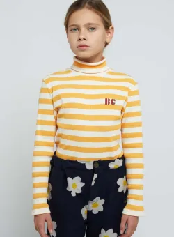 Bobo Choses longsleeve copii culoarea galben, modelator