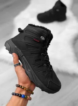 Bocanci barbati imblaniti negri A76 T53-2