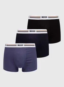 BOSS boxeri 3-pack barbati, culoarea alb, 50492200