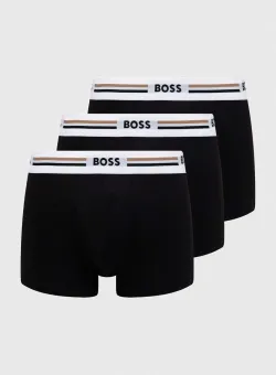 BOSS boxeri 3-pack barbati, culoarea negru, 50492200