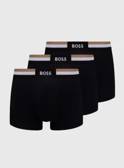 BOSS boxeri 3-pack bărbați, culoarea negru 50516542