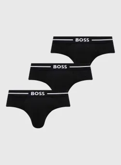 BOSS slip 3-pack barbati, culoarea negru