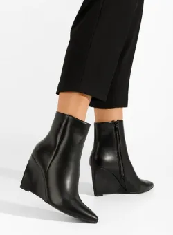 Botine cu platforma Simera V2 negre