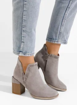Botine de toamna Camelia gri
