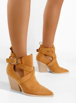 Botine de toamna Rayana camel