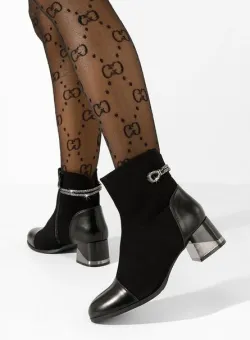 Botine elegante Excelsa negre