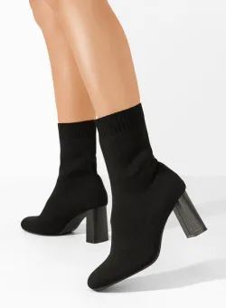 Botine tip soseta Lujana negre