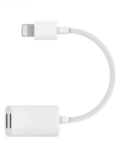 Cablu adaptor lightning dual port pentru casti si incarcare CU4