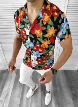 Camasa barbati PREMIUM cu imprimeu 11749 O4-1.2