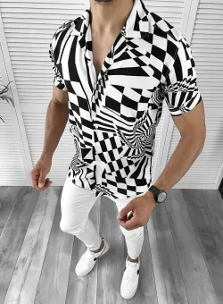 Camasa barbati PREMIUM cu imprimeu 12052 P20-2.3