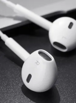 Casti audio cu microfon Lightning White pentru iphone 6/7/8/XS/11/12/13 CU8 N8-5