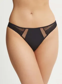 Chantelle chiloti brazilieni culoarea negru, C22AG0
