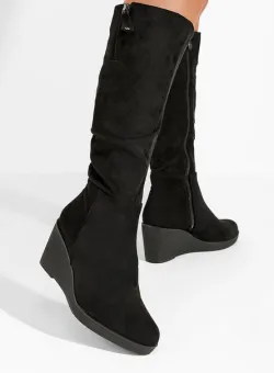 Cizme cu platforma Chloe negre