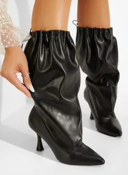 Cizme cu toc negre Extremity