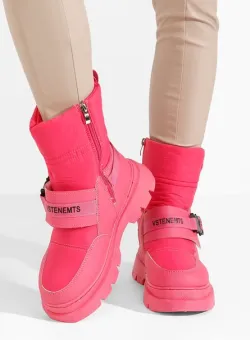 Cizme de zapada dama Manya fucsia
