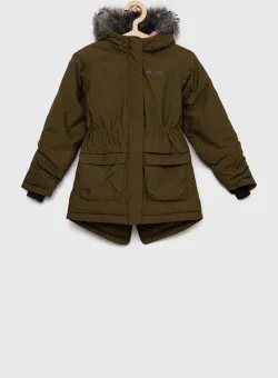 Columbia geaca copii culoarea verde