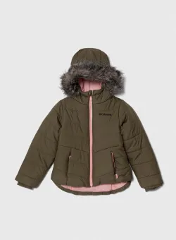 Columbia geaca copii G Katelyn Crest II Hdd J culoarea verde
